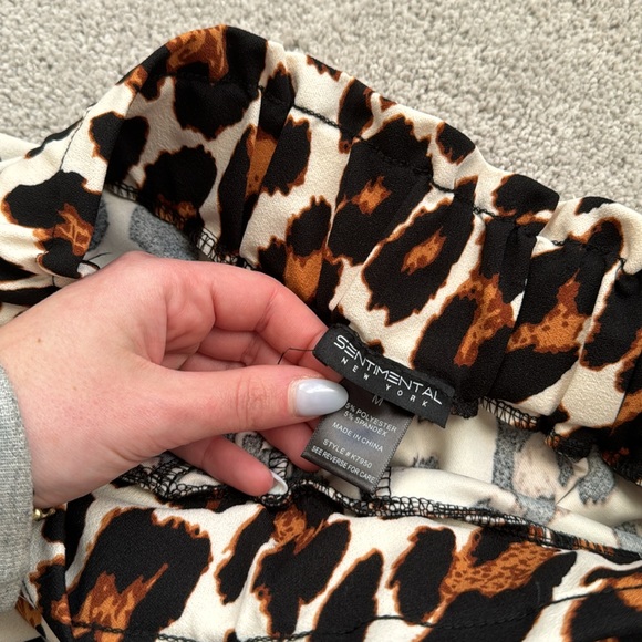 Cheetah Paper Bag Pants - Picture 3 of 8